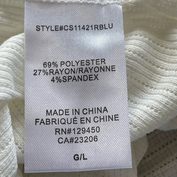 Como Blu light weight cardigan size large NWT - Picture 8 of 8